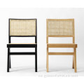 Diseño europeo minimalista moderno Pierrejeanneretdiningchair